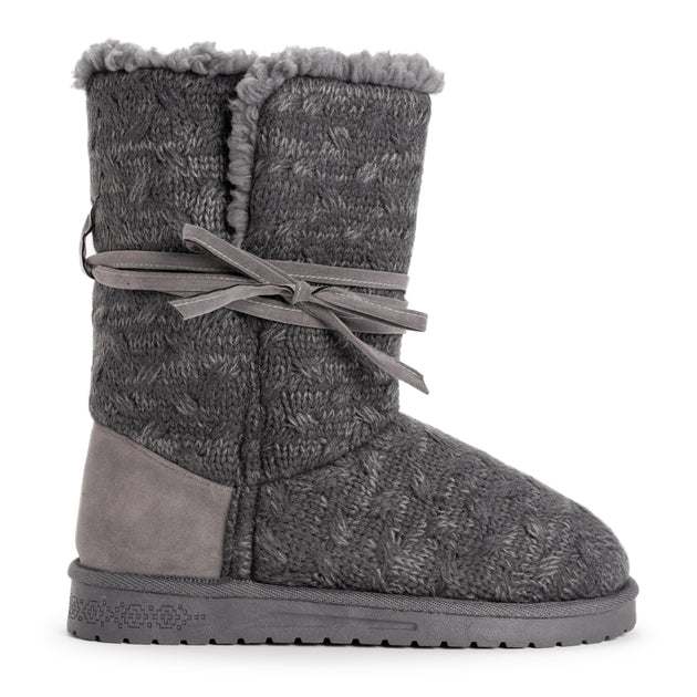MUK LUKS Womens Tall Grommet Tie Boot : : Clothing, Shoes &  Accessories