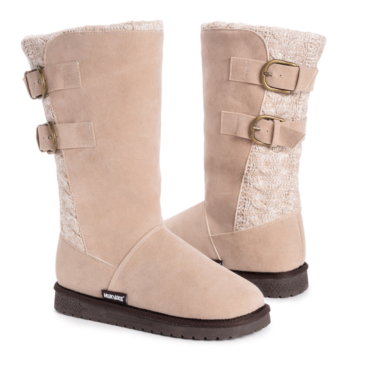 Essentials by MUK LUKS Women's Cheryl Boots-Tan 6 