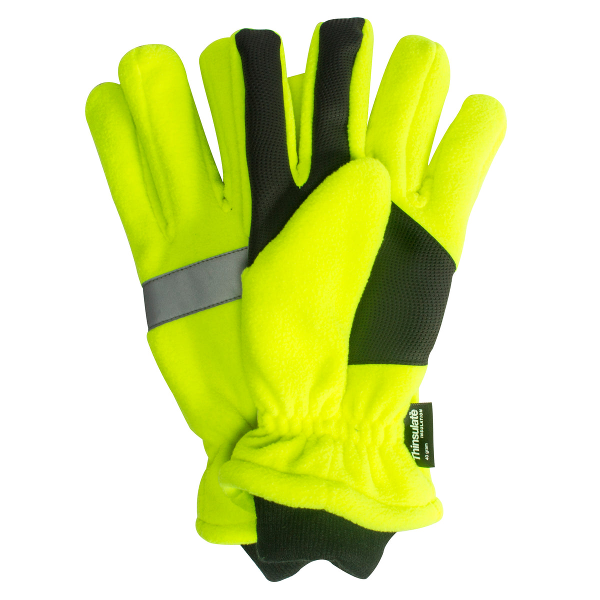 Men's Micro Fleece Gloves, Anti-Slip Grip, Thinsulate Lined, 100% Waterproof