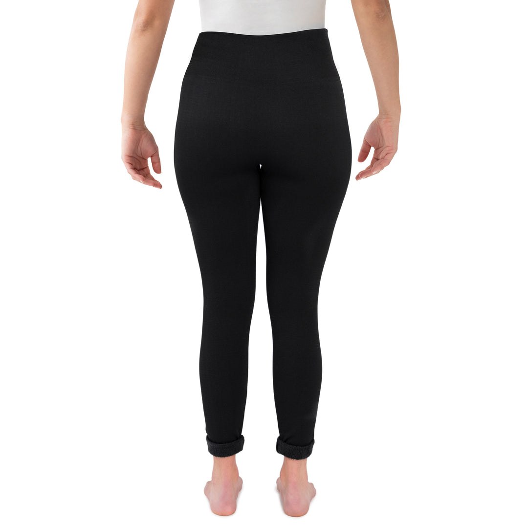 Women s Faux Fur Lined Legging Black MUK LUKS