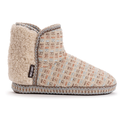 Muk luks shop women's bootie slippers