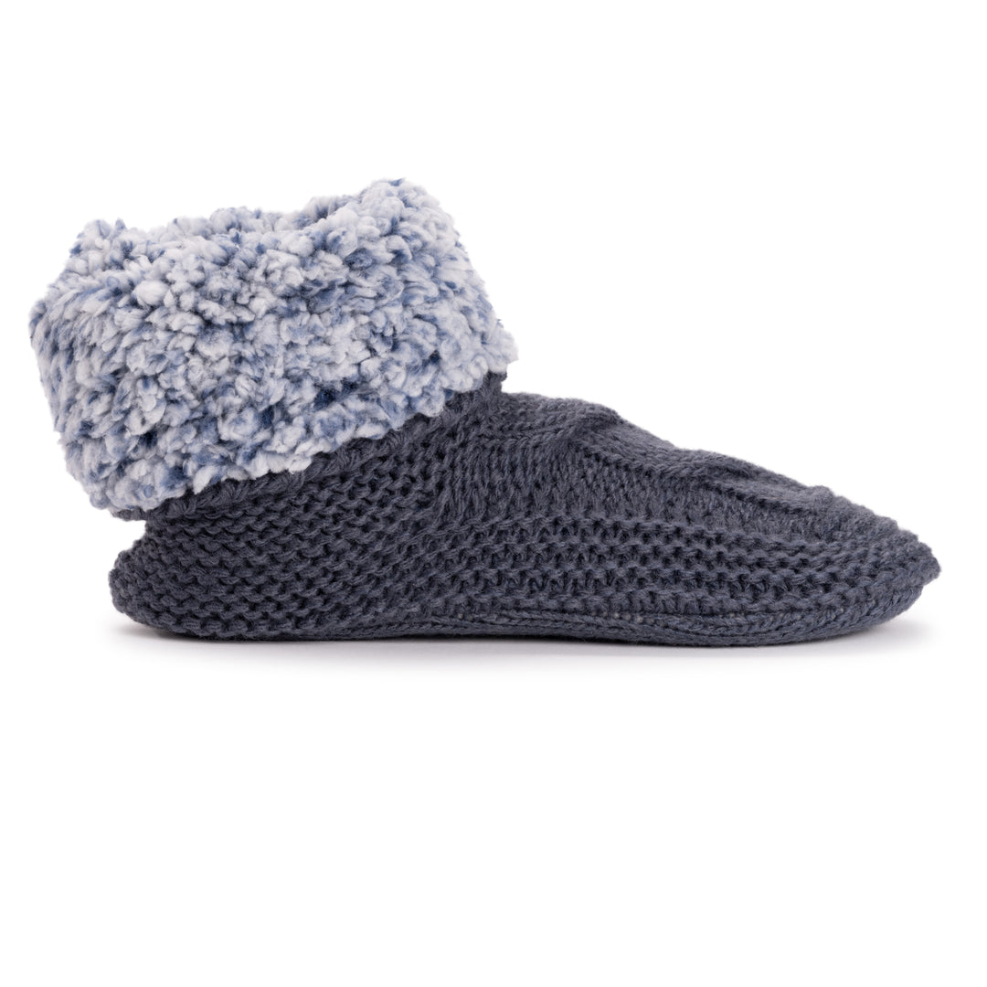 Women s Sherpa Cuff Bootie Slippers